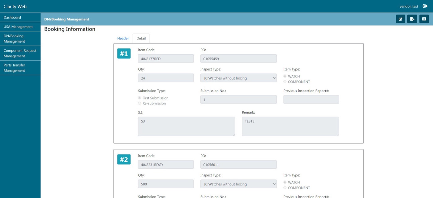 Clarity Watch ERP System